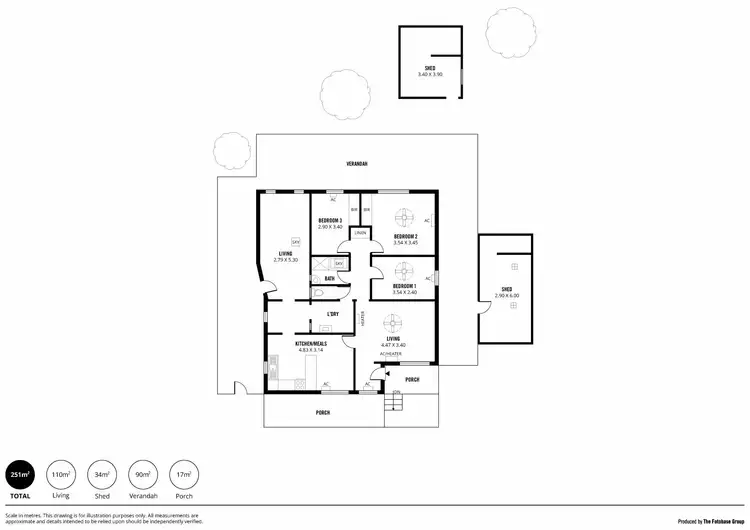 Floorplan of Homely house listing, 90 Valiant Road, Holden Hill SA 5088