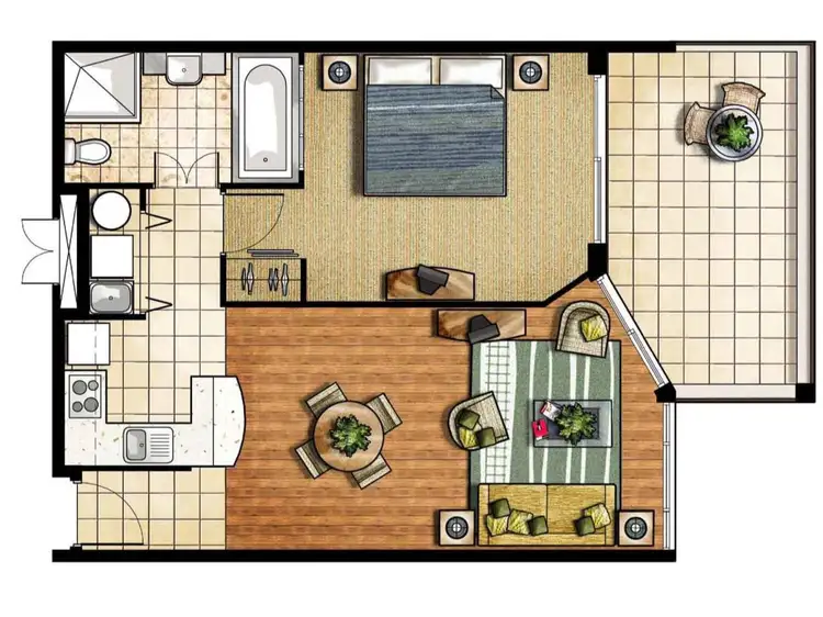 Floorplan of Homely apartment listing, 5102/9 Gunnamatta Avenue, Kingscliff NSW 2487