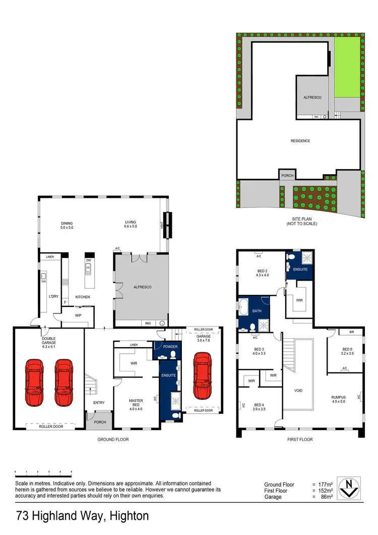 Floorplan of Homely house listing, 73 Highland Way, Highton VIC 3216
