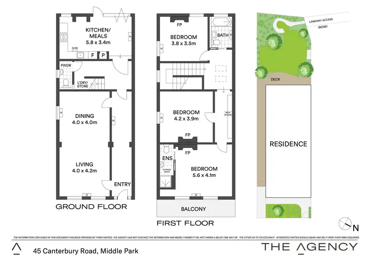 Floorplan of Homely house listing, 45 Canterbury Road, Middle Park VIC 3206