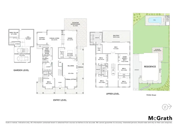 Floorplan of Homely house listing, 14 Hinkler Street, Greenwich NSW 2065