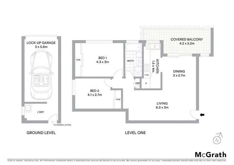 Floorplan of Homely unit listing, 5/29 Robertson Street, Kogarah NSW 2217
