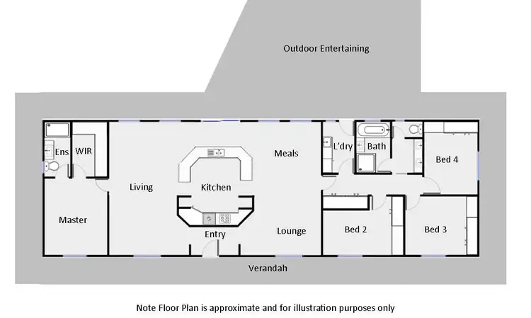Floorplan of Homely house listing, 23 Stockmans Drive, Irymple VIC 3498