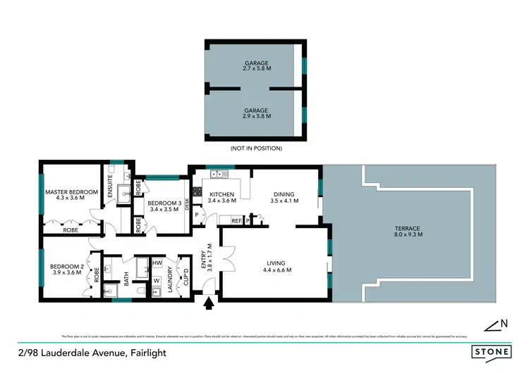 Floorplan of Homely apartment listing, 2/98 Lauderdale Avenue, Fairlight NSW 2094