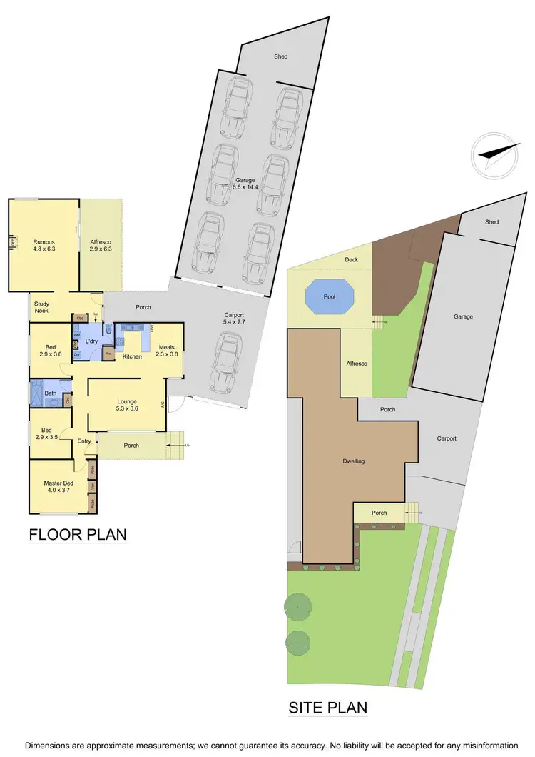 Floorplan of Homely house listing, 57 Carolyn Crescent, Bundoora VIC 3083
