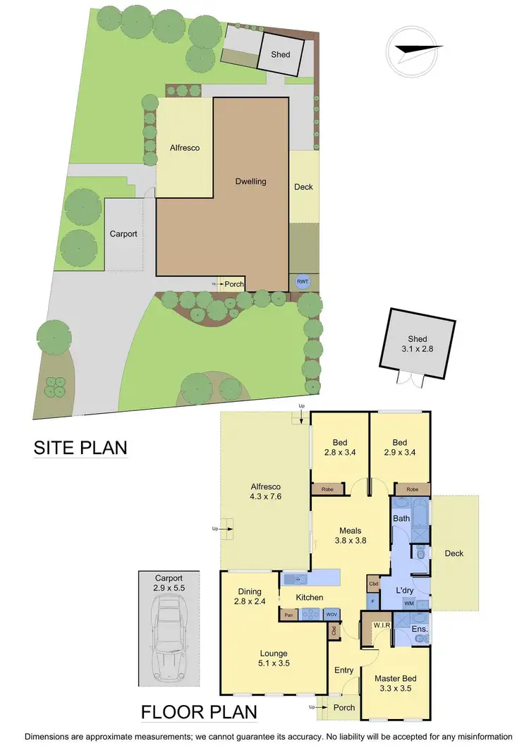 Floorplan of Homely house listing, 21 Higgs Avenue, Mill Park VIC 3082