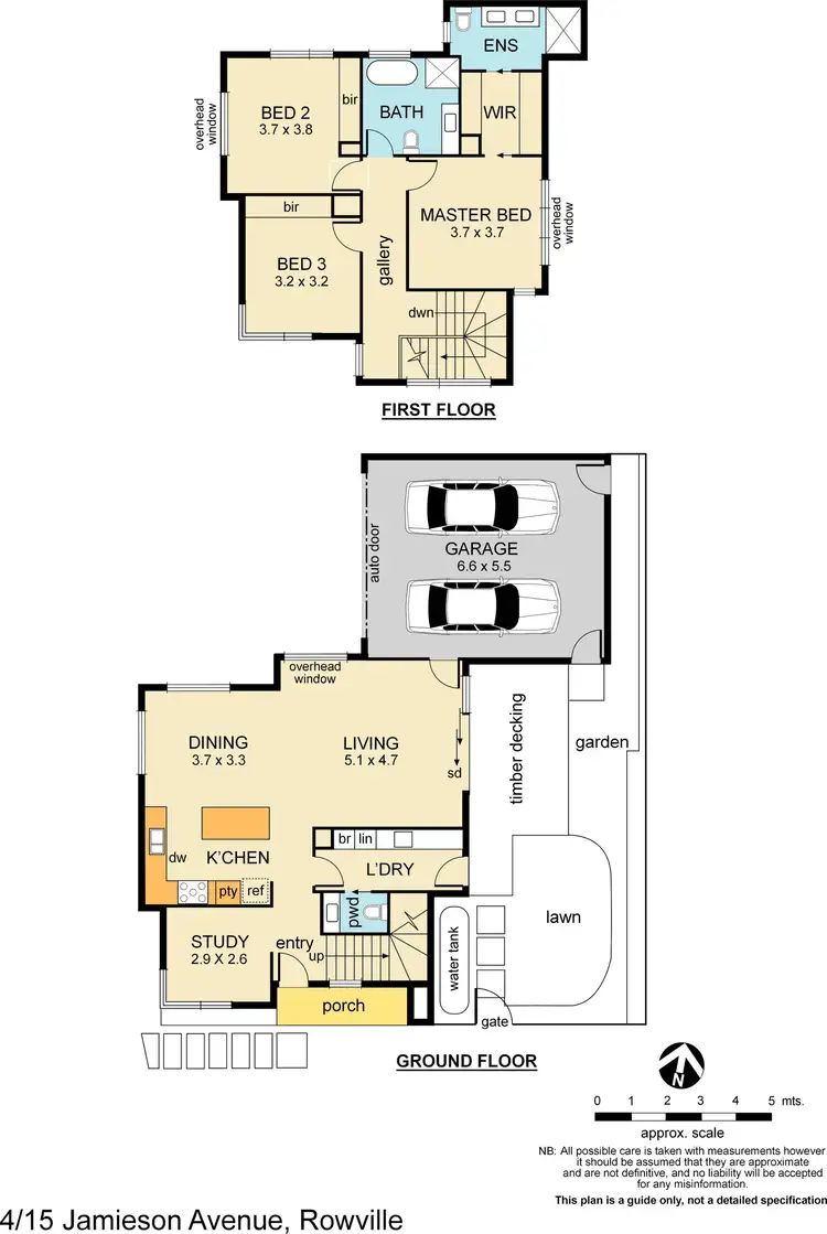 Floorplan of Homely townhouse listing, 4/15 Jamieson Avenue, Rowville VIC 3178
