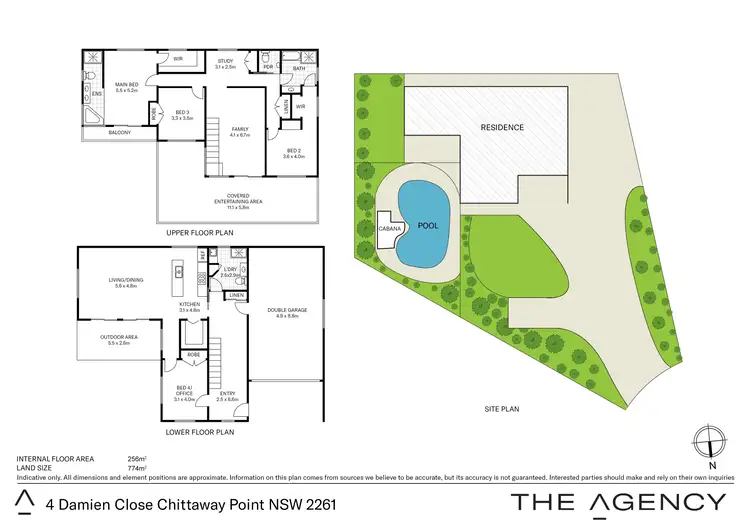 Floorplan of Homely house listing, 4 Damien Close, Chittaway Point NSW 2261