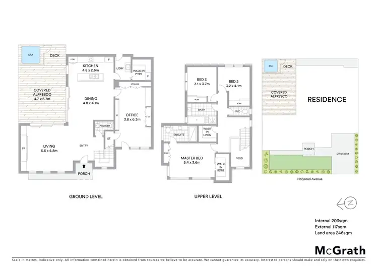 Floorplan of Homely house listing, 16 Holyrood Avenue, Newtown VIC 3220