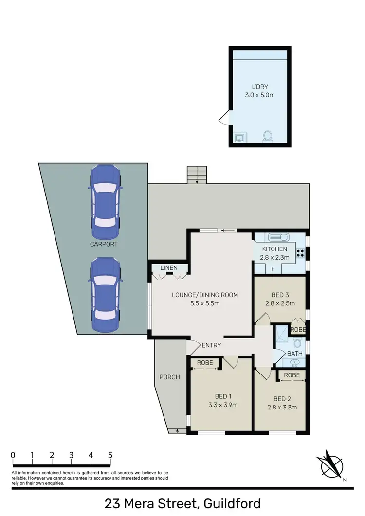 Floorplan of Homely house listing, 23 Mera Street, Guildford NSW 2161