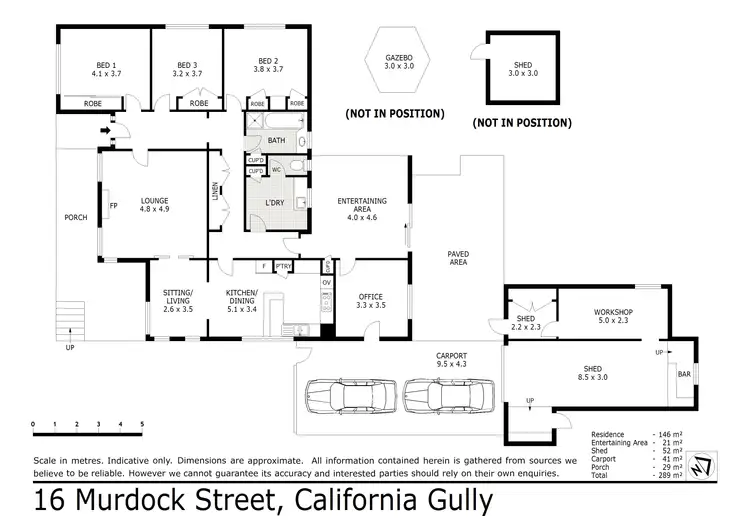 Floorplan of Homely house listing, 16 Murdock Street, California Gully VIC 3556