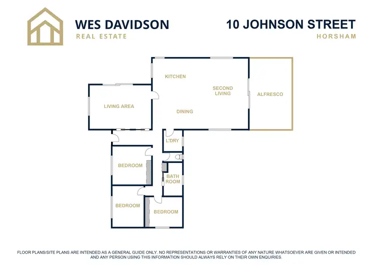 Floorplan of Homely house listing, 10 Johnson Street, Horsham VIC 3400