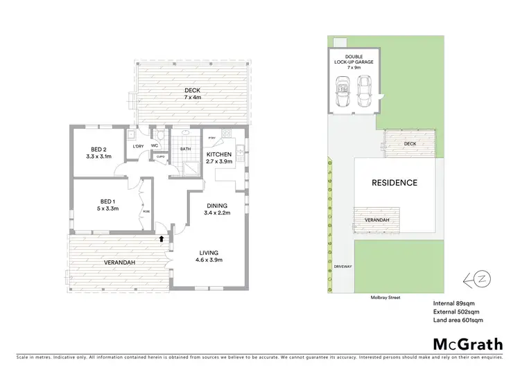 Floorplan of Homely house listing, 6 Molbray Street, Wendouree VIC 3355