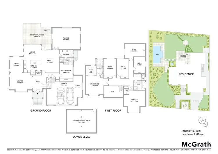 Floorplan of Homely house listing, 3 Golfers Parade, Pymble NSW 2073