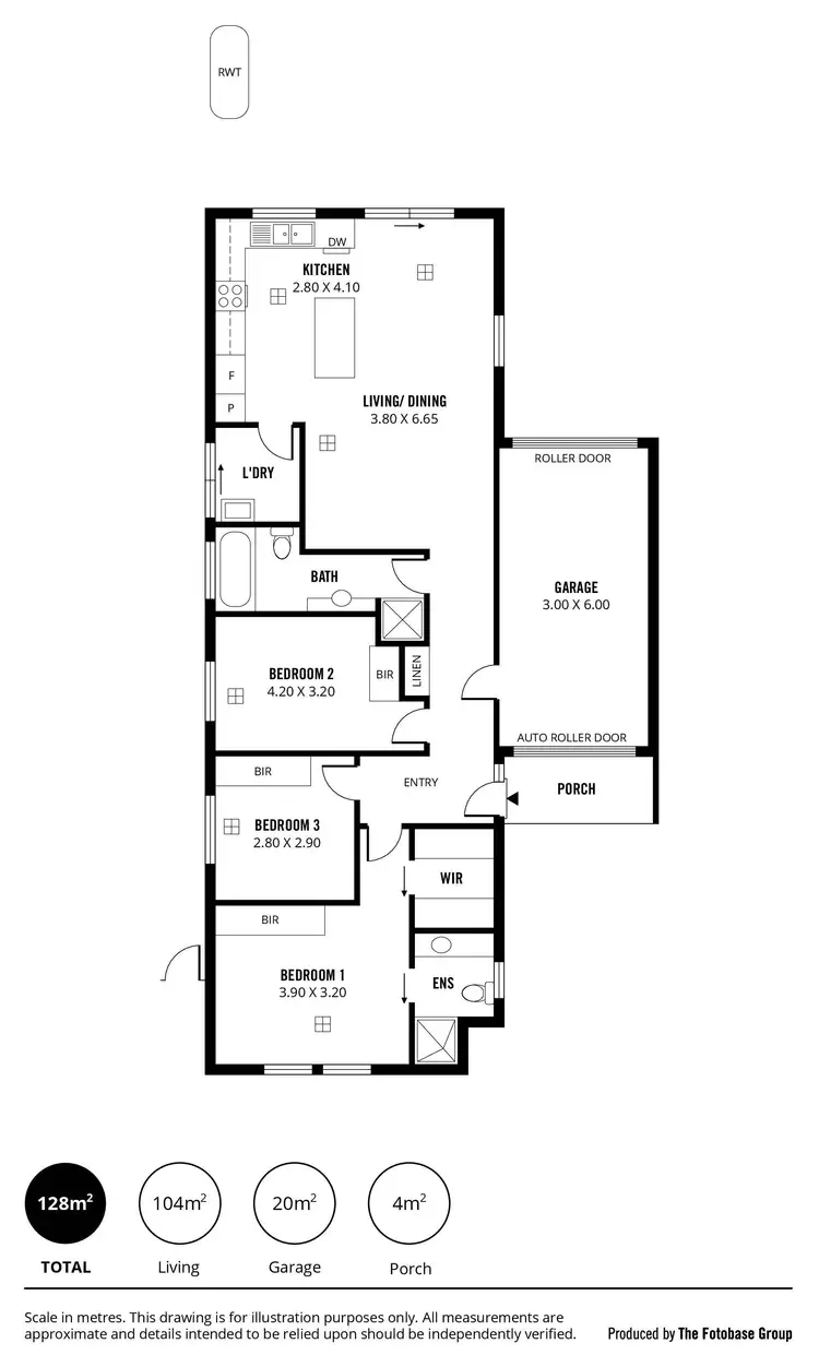 Floorplan of Homely house listing, 15A Hendon Street, Clovelly Park SA 5042