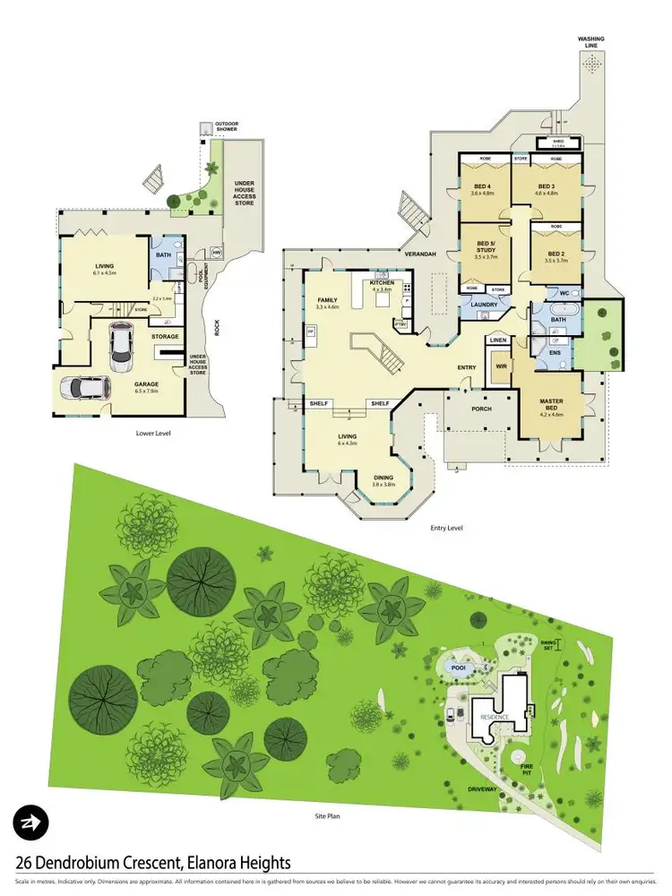 Floorplan of Homely house listing, 26 Dendrobium Crescent, Elanora Heights NSW 2101