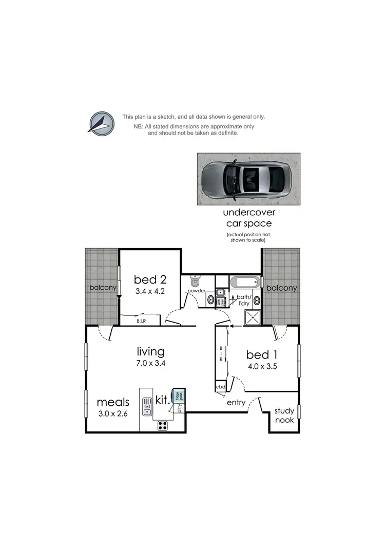 Floorplan of Homely unit listing, 4/4 Springfield Avenue, Croydon VIC 3136