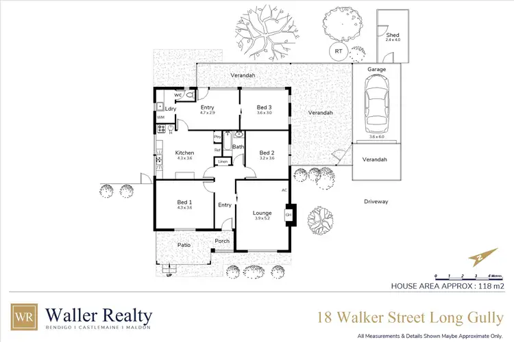 Floorplan of Homely house listing, 18 Walker Street, Long Gully VIC 3550
