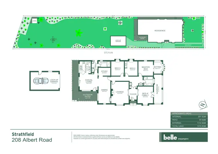 Floorplan of Homely house listing, 208 Albert Road, Strathfield NSW 2135