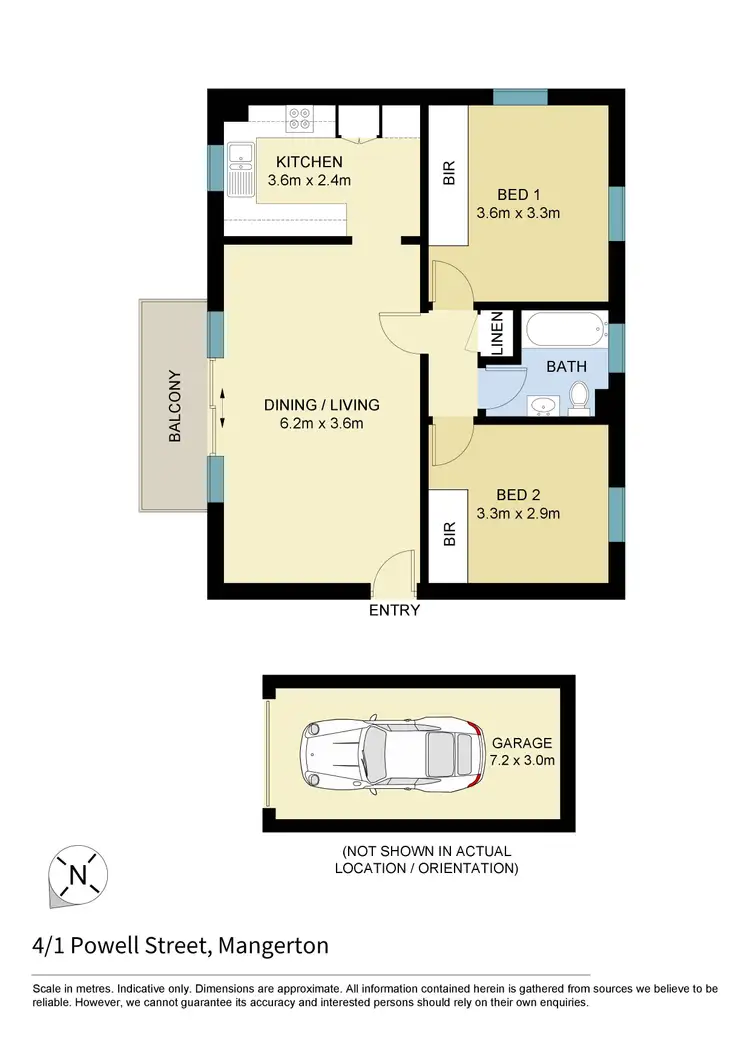 Floorplan of Homely apartment listing, 4/1 Powell Street, Mangerton NSW 2500