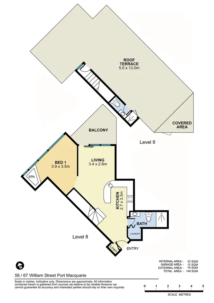 Floorplan of Homely apartment listing, 56/67 William Street, Port Macquarie NSW 2444