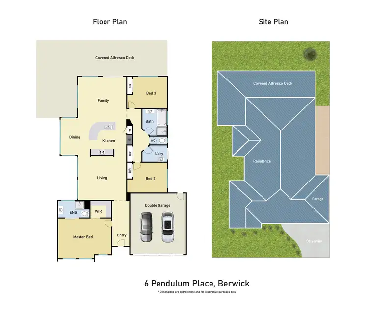 Floorplan of Homely house listing, 6 Pendulum Place, Berwick VIC 3806