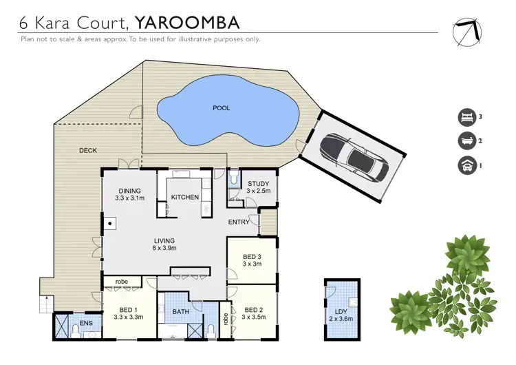 Floorplan of Homely house listing, 6 Kara Court, Yaroomba QLD 4573