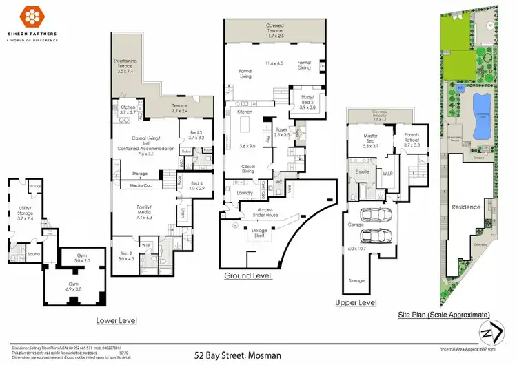 Floorplan of Homely house listing, 52 Bay Street, Mosman NSW 2088