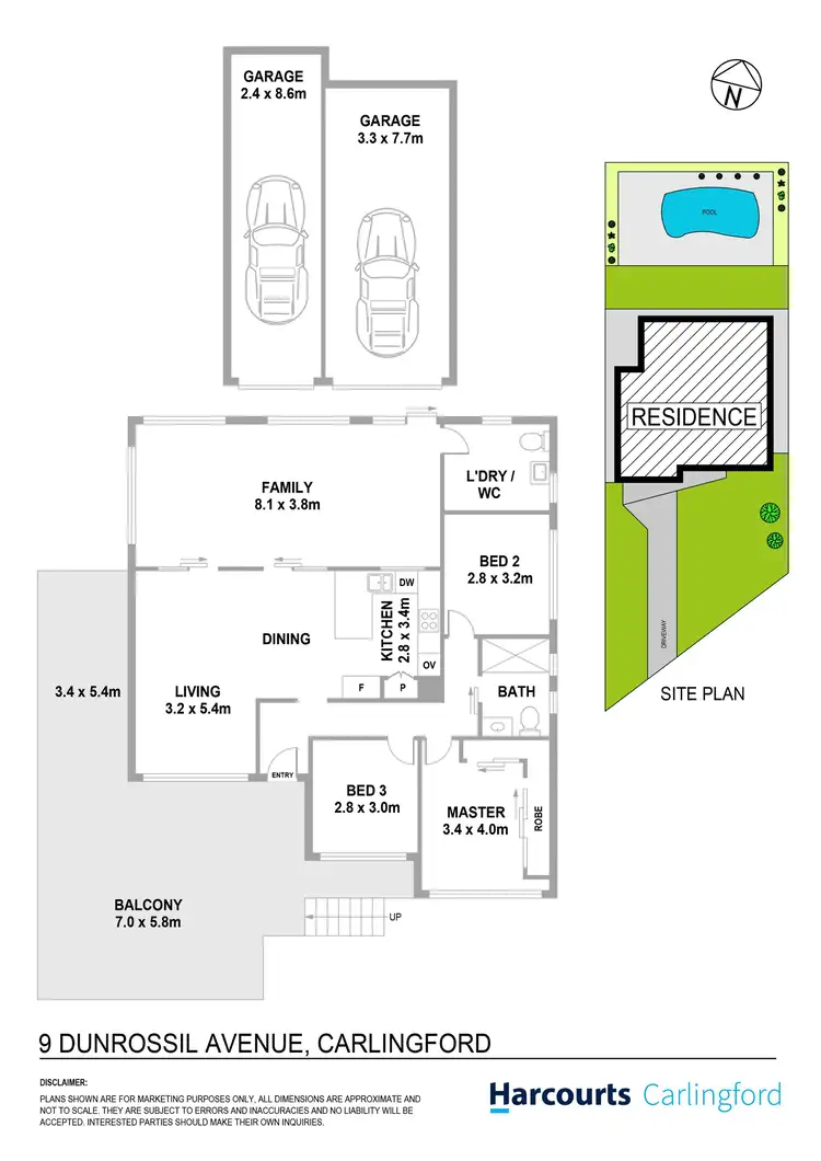 Floorplan of Homely house listing, 9 Dunrossil Avenue, Carlingford NSW 2118