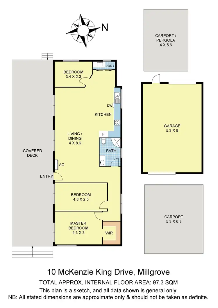 Floorplan of Homely house listing, 10 Mckenzie King Drive, Millgrove VIC 3799