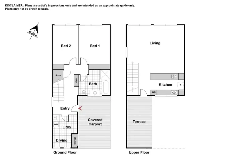 Floorplan of Homely townhouse listing, 6/34 Gatton Street, Farrer ACT 2607