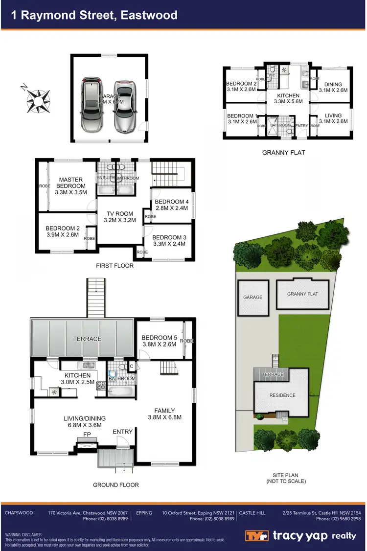 Floorplan of Homely house listing, 1 Raymond Street, Eastwood NSW 2122
