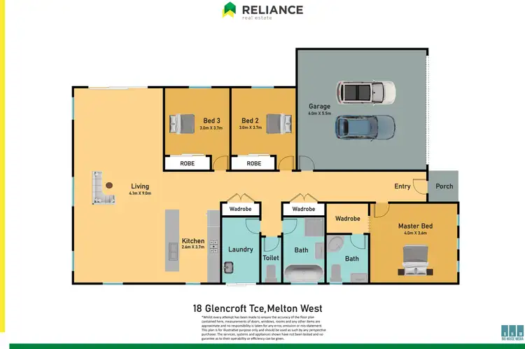 Floorplan of Homely house listing, 18 Glencroft Terrace, Melton West VIC 3337