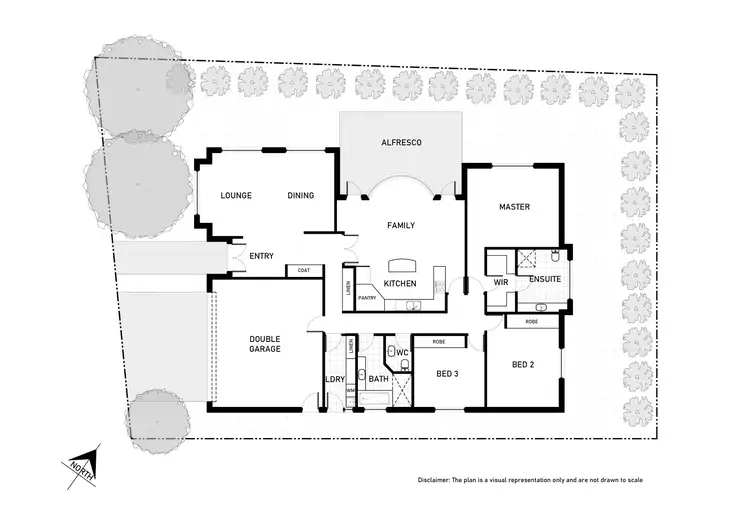 Floorplan of Homely townhouse listing, 3/317 Goyder Street, Narrabundah ACT 2604