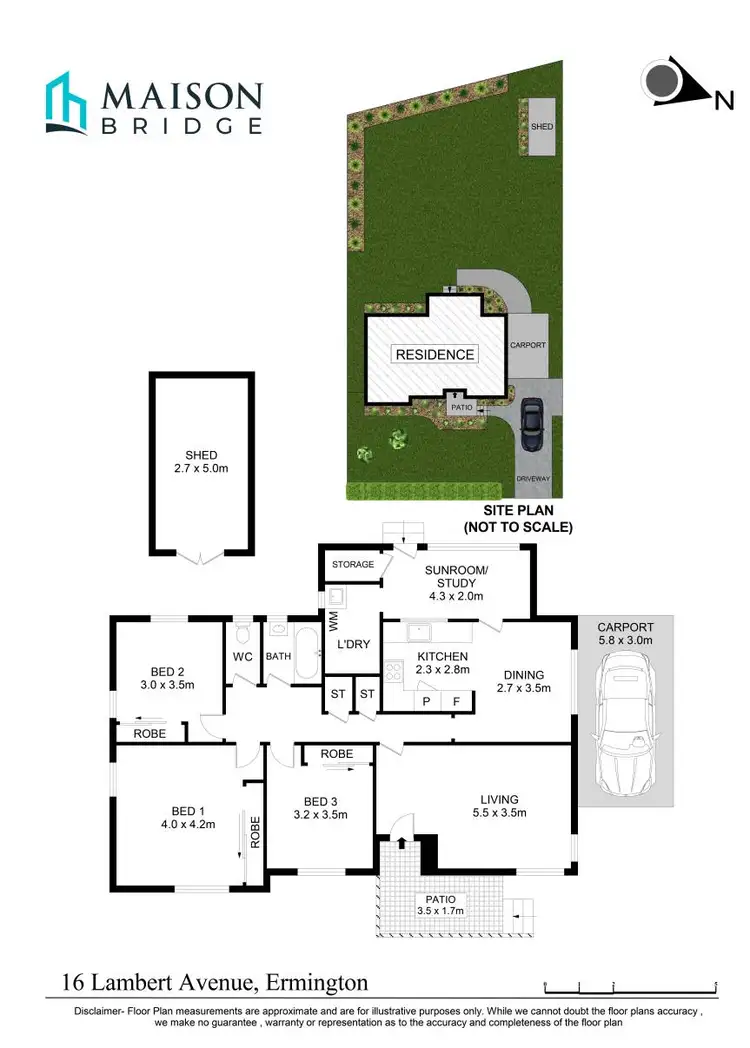 Floorplan of Homely house listing, 16 Lambert Avenue, Ermington NSW 2115