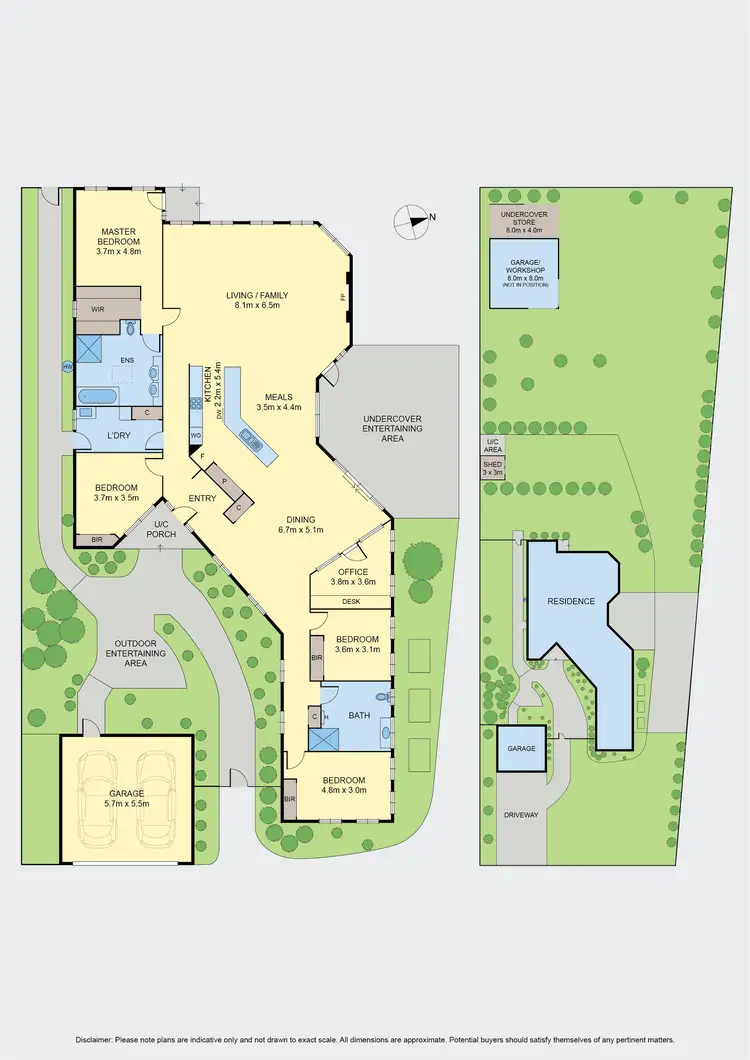 Floorplan of Homely house listing, 44 Skyline Drive, Gisborne VIC 3437