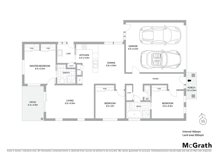 Floorplan of Homely house listing, 26 Brookfields Mews, Lavington NSW 2641