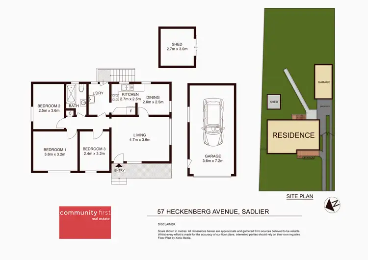 Floorplan of Homely house listing, 57 Heckenberg Avenue, Sadleir NSW 2168