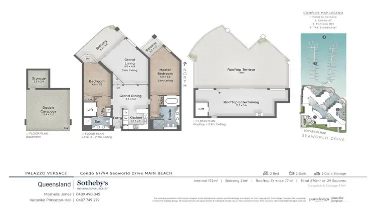 Floorplan of Homely apartment listing, 67/94 Seaworld Drive, Main Beach QLD 4217