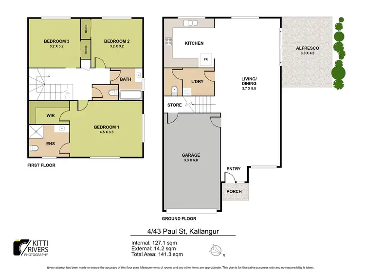 Floorplan of Homely townhouse listing, 4/43 Paul Street, Kallangur QLD 4503