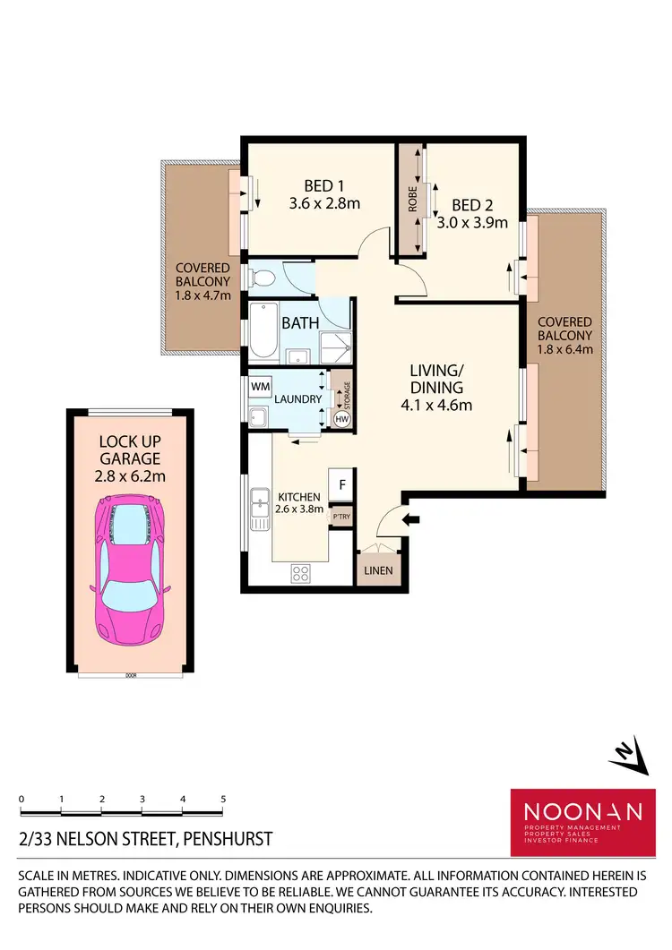 Floorplan of Homely unit listing, 2/33-33a Nelson Street, Penshurst NSW 2222