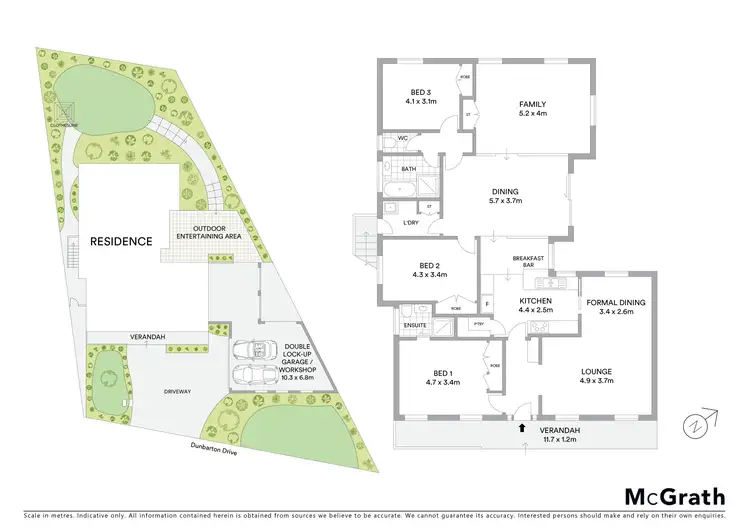 Floorplan of Homely house listing, 47 Dunbarton Drive, Eltham North VIC 3095
