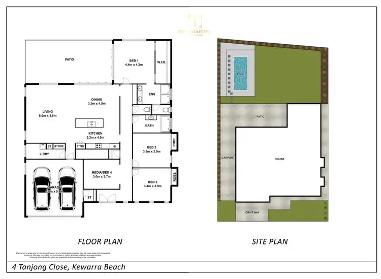 Floorplan of Homely house listing, 4 Tanjong Close, Kewarra Beach QLD 4879
