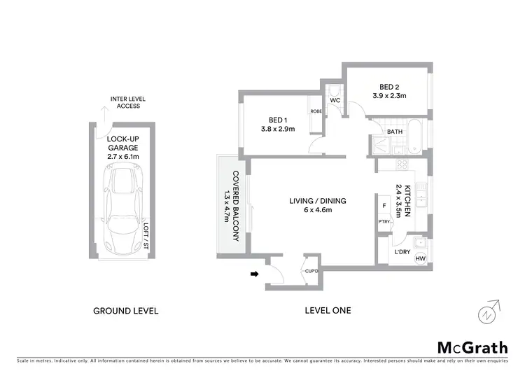 Floorplan of Homely unit listing, 12/28 Garfield Street, Carlton NSW 2218