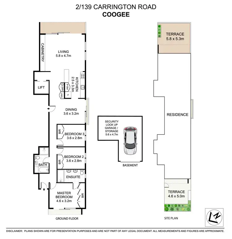 Floorplan of Homely apartment listing, 2/139-141 Carrington Road, Coogee NSW 2034