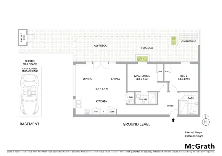 Floorplan of Homely apartment listing, 4/947 Mt Alexander Road, Essendon VIC 3040