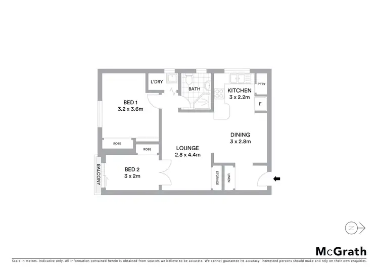 Floorplan of Homely apartment listing, 8/1A Castlefield Street, Bondi NSW 2026