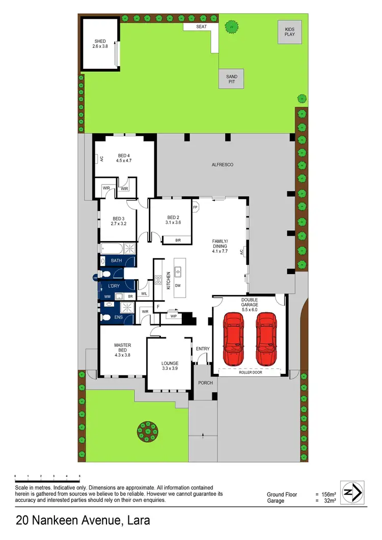 Floorplan of Homely house listing, 20 Nankeen Avenue, Lara VIC 3212