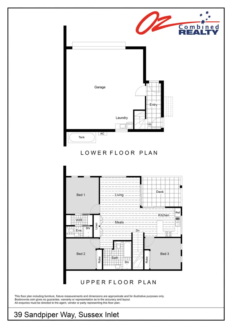 Floorplan of Homely semi-detached listing, 39 Sandpiper Way, Sussex Inlet NSW 2540