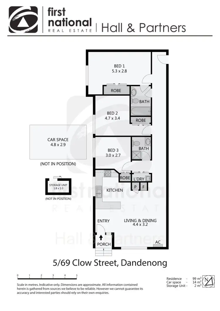 Floorplan of Homely apartment listing, 5/69 Clow Street, Dandenong VIC 3175